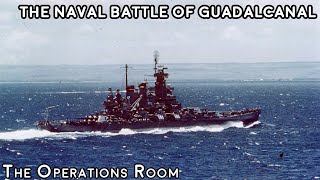 The Naval Battle of Guadalcanal 1942  Animated [upl. by Nolyarb776]