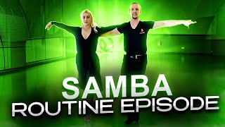 Samba Basic amp Samba Advanced Routine  Ballroom Mastery TV [upl. by Akilaz]