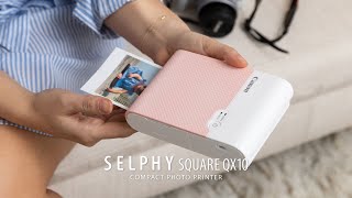 Canon SELPHY Square QX10 A Compact Photo Printer [upl. by Ondrea255]