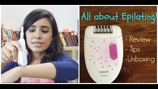 Philips Essential Satinelle Epilator Review  All About Epilators  Jigyasaing [upl. by Edasalof]