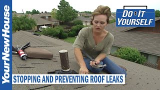 Roof Repairs  Stop and Prevent Leaky Shingles and Vents  Do It Yourself [upl. by Wilie456]