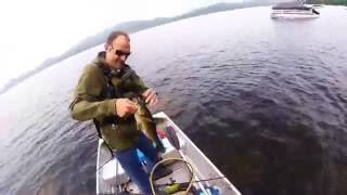 Schroon Lake New York Smallmouth Fishing [upl. by Maybelle]