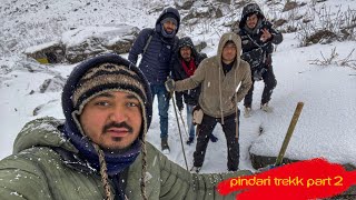 PINDARI GLACIER TREKK  Part 2  DWALI 2 ZERO POINT  पिण्डारी स्वर्ग से कम नहीं [upl. by Anatol510]