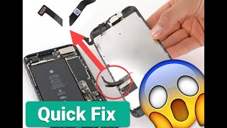 iPhone LCD Home Flex Quick Fix 【Tutorial】 [upl. by Rednaxela]