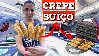 Receita de MASSA PARA CREPE SUIÇO para fazer em casa muito SABOROSA e fácil de fazer [upl. by Nitin]