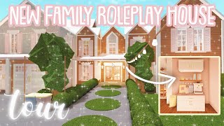 NEW Bloxburg Roleplay Family House Tour Roblox Bloxburg [upl. by Bergren]