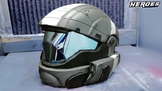 ODST Helmet Build  Halo 3  EVA Foam [upl. by Atinuaj]