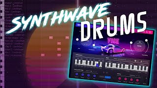 How To Create Synthwave Drums Fast [upl. by Darin299]