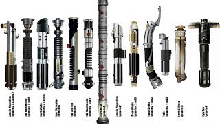 EVERY SINGLE Lightsaber Type in Star Wars [upl. by Anayi957]