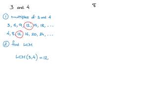 Least Common Multiple  How To Find The LCM Of Two Numbers [upl. by Krever816]