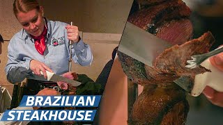 How A Brazilian Steakhouse Serves 1000 People per Night — How To Make It [upl. by Leafar]