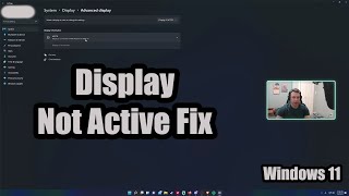 Windows 11 Help  Display isnt active FIX [upl. by Bratton164]