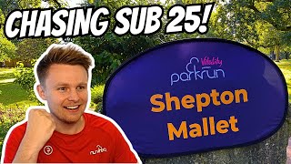 SHEPTON MALLET PARKRUN Event 292  Sub 25 Challenge [upl. by Ybot]