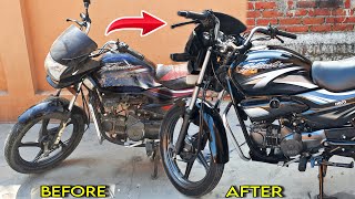 Super Splendor Complete Restoration  Modified Splendor Super  Qamar Bike Restoration  QBR [upl. by Ermentrude]