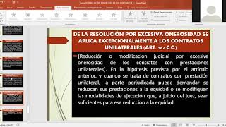 RESOLUCIÓN POR EXCESIVA ONEROSIDAD 2 [upl. by Symon]