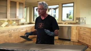 How to Make a Cast in Place Countertop [upl. by Smitt131]