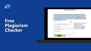 How to use Similarity Checker in Microsoft Word [upl. by Snoddy261]