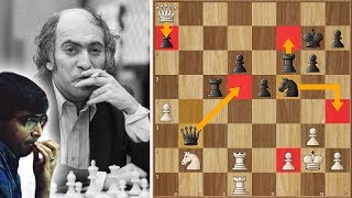 The Only Game Ever Played between Mikhail Tal and Viswanathan Anand [upl. by Enilehcim115]