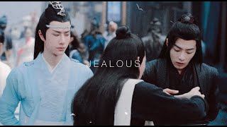 the untamed 陈情令  lan wangji and wei wuxian  jealous [upl. by Jenkins]