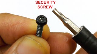 How to Open a Torx Security Screw with regular screwdriver [upl. by Dnallor]