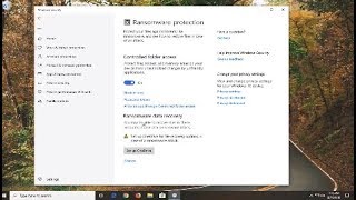 How To Enable Ransomware Protection In Windows Defender In Windows 10 Tutorial [upl. by Caughey565]