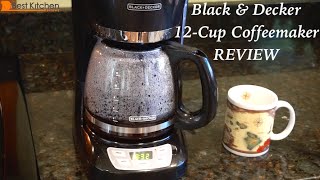 Black amp Decker 12Cup Programmable Coffeemaker Review [upl. by Ardnasella227]