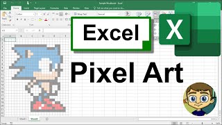 How to Create Excel Pixel Art [upl. by Chiarra161]