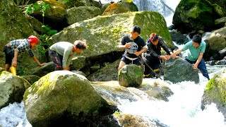 Fishing in the upper Himalayan River of Nepal [upl. by Hoxie]