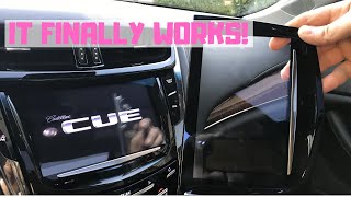 HOW TO REPLACE CUE SYSTEM Cadillac media TOUCH SCREEN [upl. by Rehtul]