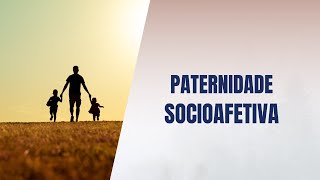 Paternidade socioafetiva [upl. by Mariele]