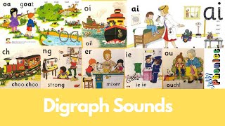 Jolly Phonics  Digraph Sounds and Actions [upl. by Attesor]