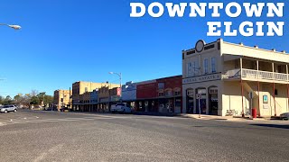 Downtown Elgin  Walking Around Elgin Texas [upl. by Arvonio]