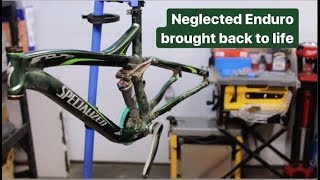 Forgotten Mountain Bike gets a new life  Specialized Enduro Build [upl. by Htiduy141]