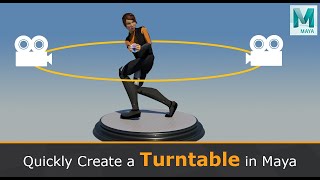 Quickly Create a Turntable in Autodesk Maya [upl. by Nho]