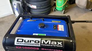 How to start Duromax XP 10000 Watt Generator [upl. by Ellehsal]