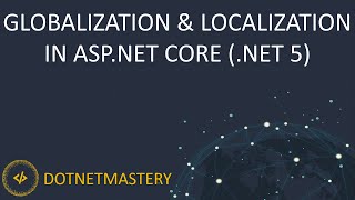 Localization and Globalization in ASPNET Core MVC NET 5 [upl. by Nyrrad]