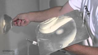 Installing Gyprock plasterboard  How to tape and set joints [upl. by Schmitz]