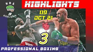 Tyson Fury Vs Deontay Wilder 3  Highlights  9102021 [upl. by Mcgrody963]