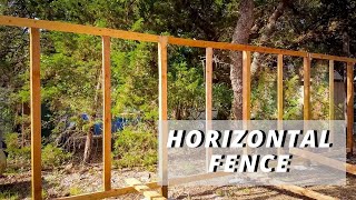 Building a Horizontal Fence [upl. by Raman]