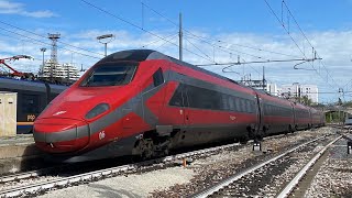 SCIOPERO TRENITALIA IL FRECCIAROSSA Parte da Bologna Centrale… [upl. by Aiderfla]