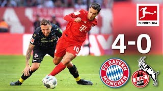 Coutinhos First League Goal amp Lewandowski Brace I Bayern München vs 1 FC Köln I 40 I Highlights [upl. by Khajeh353]