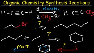 Organic Chemistry Synthesis Reactions  Examples and Practice Problems  Retrosynthesis [upl. by Kalil]