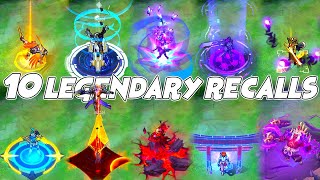 MLBB All 10 Legendary Skin Recall Effects [upl. by Loredana]