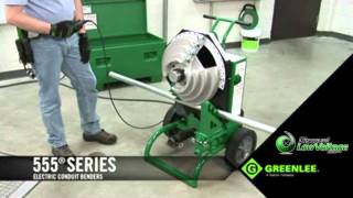 Greenlee 555 Deluxe Electric Conduit Bender [upl. by Ocana]