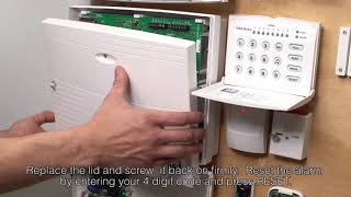 How to change a Texecom Veritas alarm battery [upl. by Fotinas]