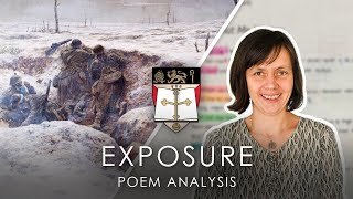 Exposure  Wilfred Owen  Poem Analysis  AQA GCSE English Lit [upl. by Nikal]