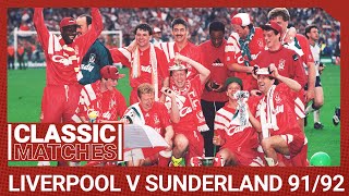 Cup Classics Liverpool 20 Sunderland  Rush amp Thomas score as McManaman shines in Wembley final [upl. by Durham]