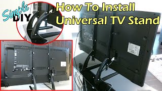 How To Install Universal TV Stand [upl. by Ddej]