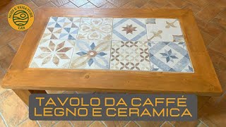 TAVOLINO DA CAFFÉ LEGNO E CERAMICA [upl. by Boleslaw]