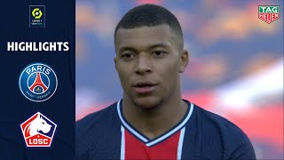 PARIS SAINTGERMAIN  LOSC LILLE 0  1  Highlights  PSG  LOSC  20202021 [upl. by Thier]